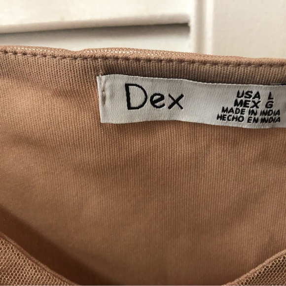 DEX. nude rompers with sparkles - Picture 4 of 7